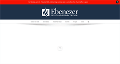 Desktop Screenshot of ebenezerumc.org
